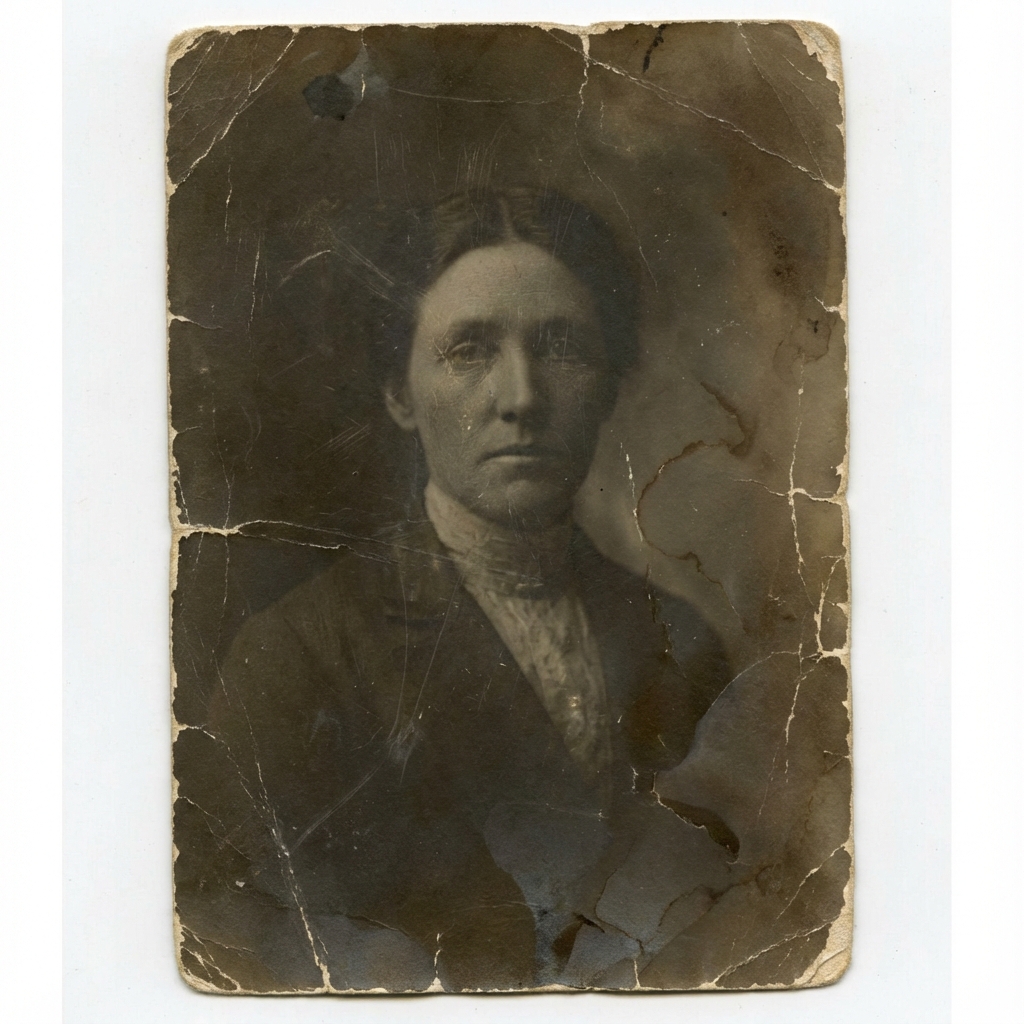 Old Damaged Photo